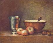 Jean Simeon Chardin The Silver Beaker Sweden oil painting artist